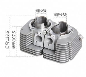 摩托车气缸体JAWA350